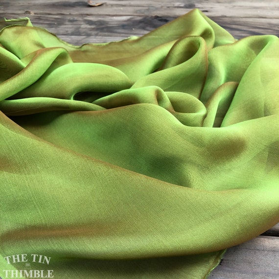 Buy Iridescent Silk Chiffon Fabric by the Yard / Great for Nuno Felting /  54 Wide / Tamarack Online in India 