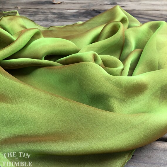 Buy Iridescent Silk Chiffon Fabric by the Yard / Great for Nuno Felting /  54 Wide / Tamarack Online in India 