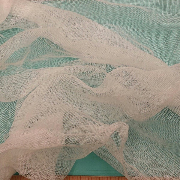 100% Cotton Gauze, Cheesecloth or Scrim by the Yard. Grade 20. Great Fabric for Felting, Dyeing, Cooking and Crafts