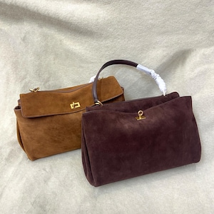 Suede Tote Bag, Large Leather Shoulder Bag, Minimal Leather Tote Bag, Suede Shoulder Bag, Leather Suede Totes