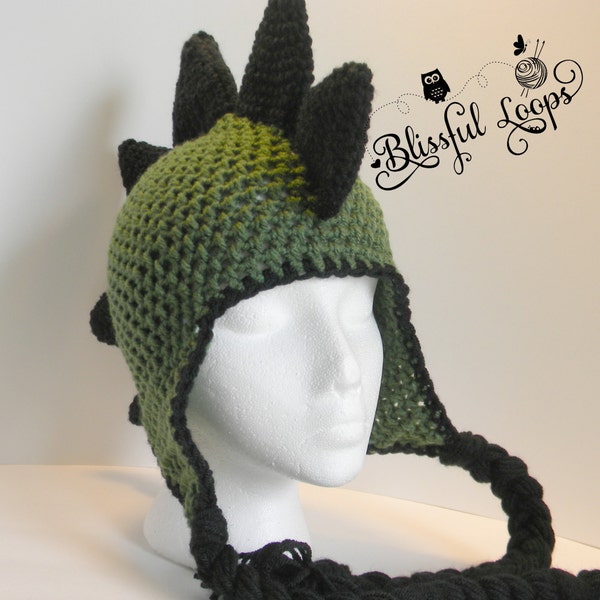 Crochet Dinosaur Hat - Etsy