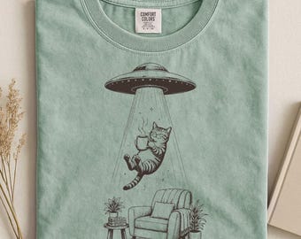 Bookish Cat Shirt, Introvert Cat Tee, Funny Book Lover Shirt, Cat Coffee Gift, Cottagecore Reading Top