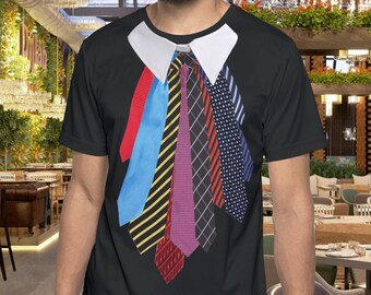 Father's Day Tie Shirt Father's Day Gift for Dad, Funny Tie Shirt, No More Ties, Gift From Kids, Joke Tshirt, AOP Shirt, Cute Dad Tees