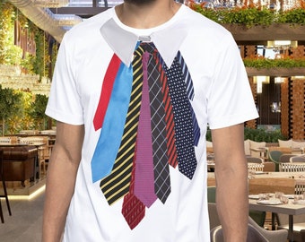 Father's Day Tie Shirt Father's Day Gift for Dad, Funny Tie Shirt, No More Ties, Gift From Kids, Joke Tshirt, AOP Shirt, Cute Dad Tees