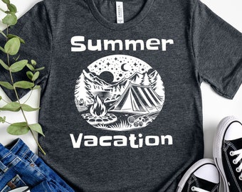 Summer Vacation Shirt Summer Camping Trip RV Shirt Camping Gift Camper Shirt Road Trip RV Gift RV Camping Vacation Shirt Funny Camping Tees