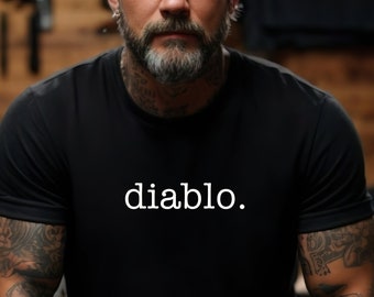 diablo. Workout Shirt, Mens Funny Shirt, Funny Gym Shirt, Dad Shirts, Fathers Day Gift, Funny Shirts For Dad, Sexy Dad, Dad Bod Present dilf