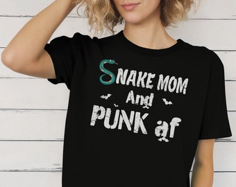 Shirt for Snake Lovers, Snake Mom and Punk AF Shirt Pet Python T-Shirt, Boa Shirt Punk Snake Mom Gift, Punk Cobra Shirt Ophiophilist Tee