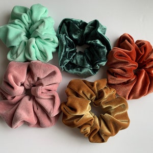 Velour Scrunchies
