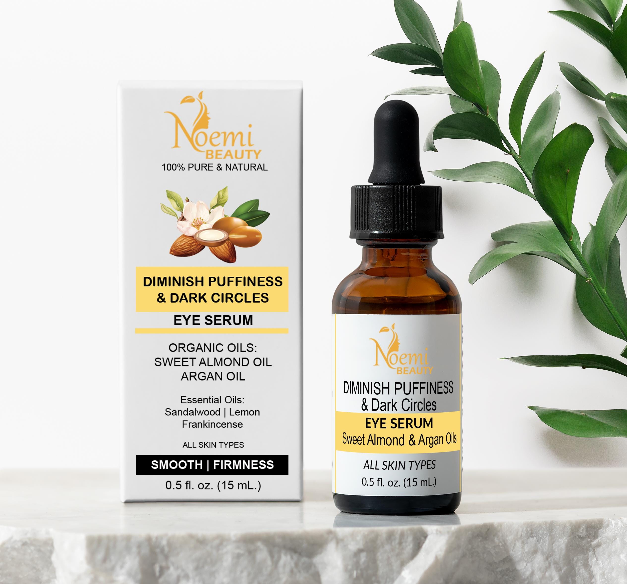 Puffiness & Dark Circles Eye Serum: Sweet Almond, Argan Oils