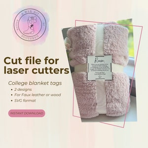 Laser-Cutter-Datei, College-Decken-Tags, svg-Datei für Lasermaschinen, digitaler Download, sofortiger Download, Lederdecke Anhänger, Holzanhänger