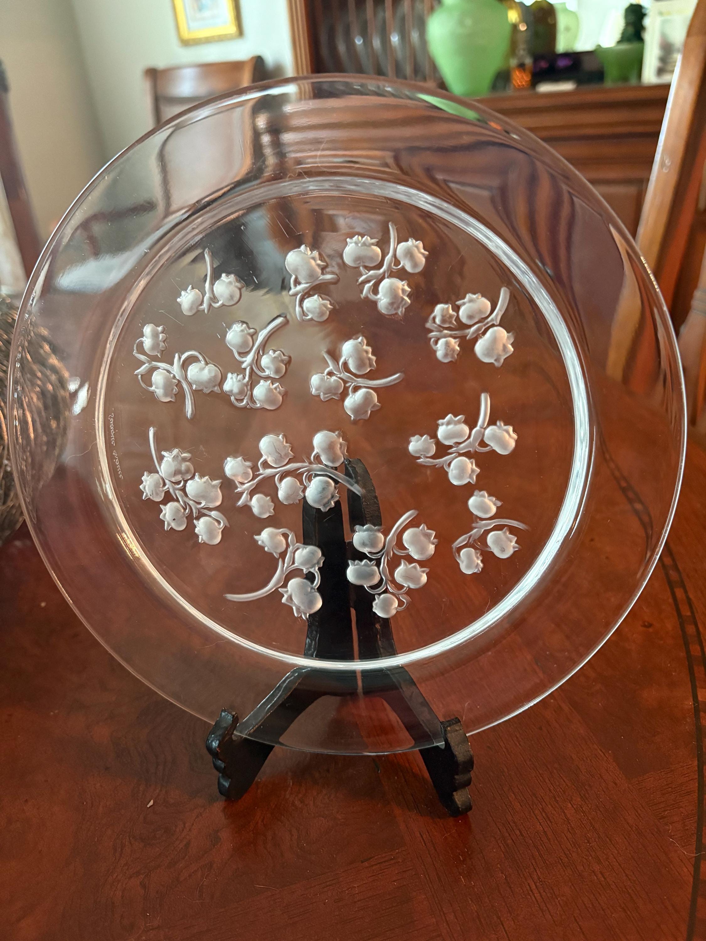 Lalique Crystal Plates - Etsy
