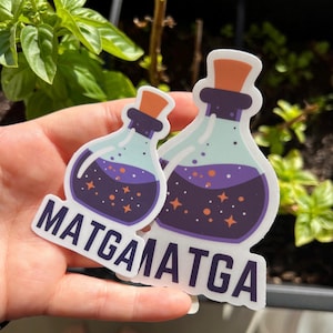 MATGA, Make Aqua Tofana Great Again sticker, funny sticker, cute sticker, feminist sticker, waterproof sticker, sarcastic sticker, simple