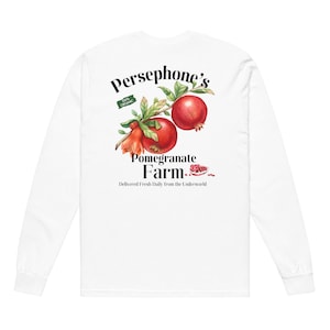 Persephone’s Pomegranate farm shirt, Greek shirt, mythology shirt, Persephone shirt, hades shirt, dark academia shirt, , Comfort Colors Garm