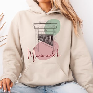 Marie Said Hi Shirt – Feminist Graphic Tee – Political Shirt – Anti SCOTUS Shirt – Ruth Bader Ginsburg Shirt – Pro Choice Unisex Hoodie