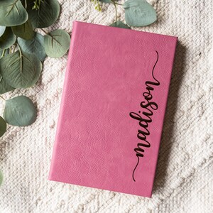 Custom Leather Journal, Engraved Journal, Personalized Journal, Custom Leather Notebook, Personalized Leather Journal, Journal and Notebook