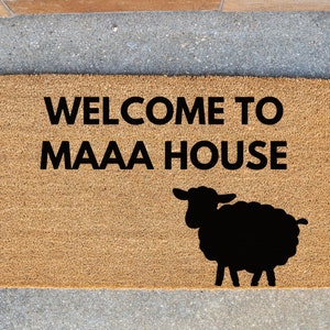 Funny Welcome Doormat, Funny Welcome Mat, Housewarming Gift, Home Doormat Decor for Porch, Funny Doormat Welcome Mat Funny Custom Doormat