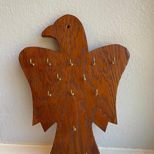 Wooden Bird Key Holder