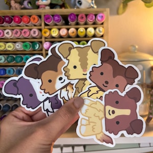 Littlest Pet Shop Collie-klistermärken (Du väljer)