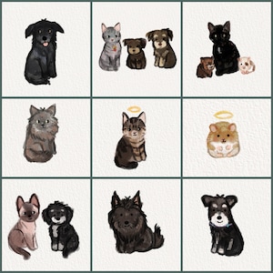 Custom Pet Doodle • Cute Dog Art• Animal Commissions• Custom Dog Portrait• Pet Artwork• Digital Work• No AI image 7