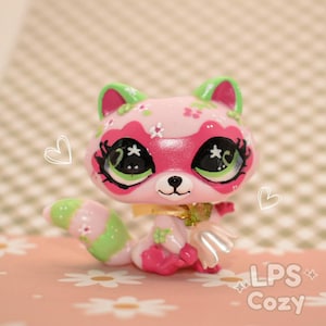 handmade LPS custom, littlest pet shop customization, Authentic LPS repaint