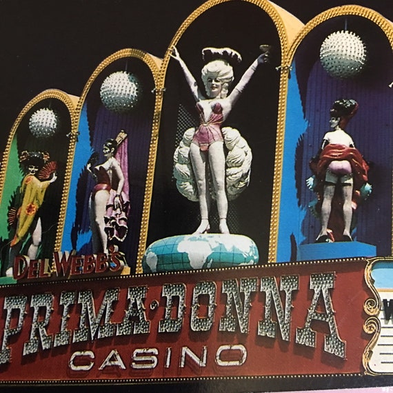 Vintage Primadonna Casino Postcards Drink Tickets Reno Etsy