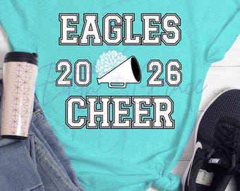 Eagles Cheer Design (PNG) Digital Download