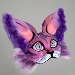 Animal cosplay Mask
Theriotype Cat
Cheap Therian Mask
Therian Gear
Quadrobics Mask
Fluffy Therian Mask
Handmade Mask
Granddaughter Gifts
Purple Pink White
Purple Mask for Girl
Pink Kitty Mask
Teen Birthday Gift
Universal size