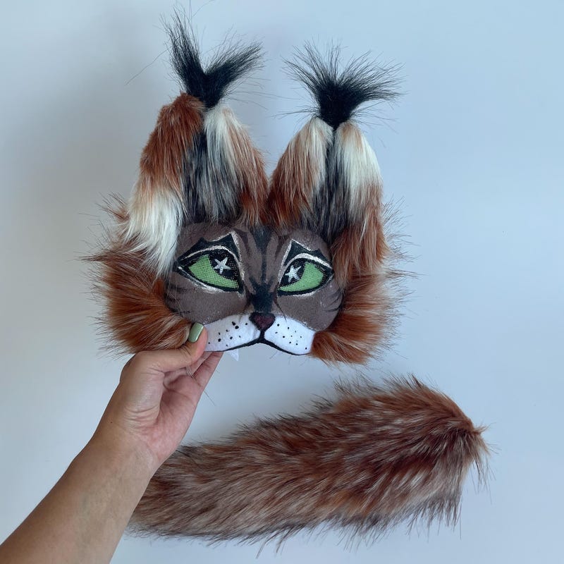 Lynx Therian Mask Etsy