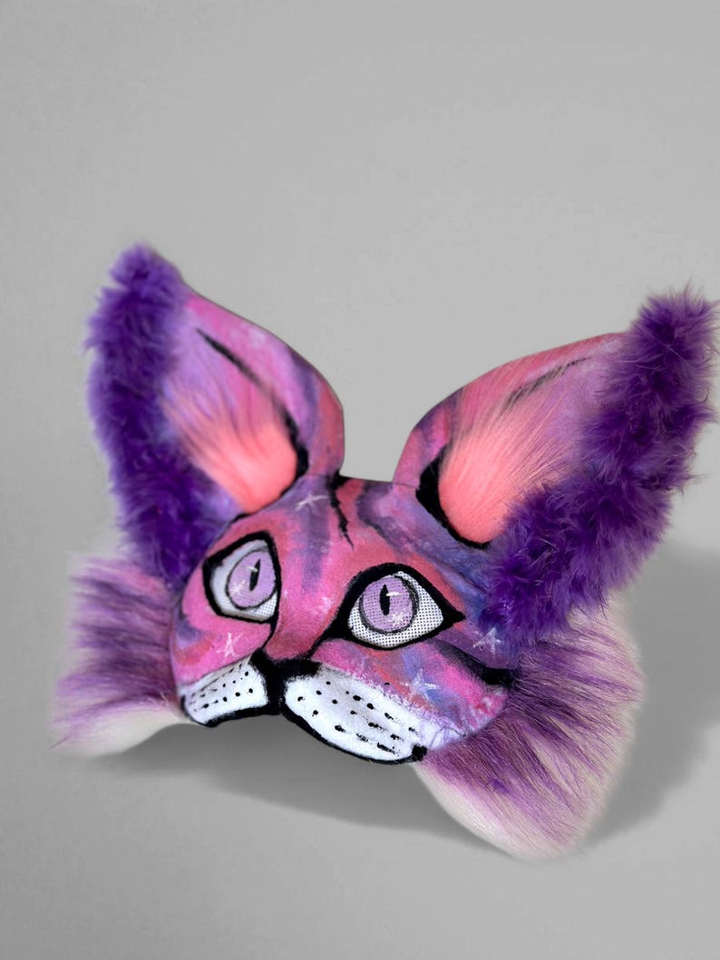 Animal cosplay Mask
Theriotype Cat
Cheap Therian Mask
Therian Gear
Quadrobics Mask
Fluffy Therian Mask
Handmade Mask
Granddaughter Gifts
Purple Pink White
Purple Mask for Girl
Pink Kitty Mask
Teen Birthday Gift
Universal size