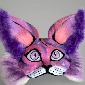 Animal cosplay Mask
Theriotype Cat
Cheap Therian Mask
Therian Gear
Quadrobics Mask
Fluffy Therian Mask
Handmade Mask
Granddaughter Gifts
Purple Pink White
Purple Mask for Girl
Pink Kitty Mask
Teen Birthday Gift
Universal size