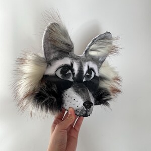 Ta Rien Mask Therian Raccoon Realistic Mask | Mask for Therian | Universal Size ...