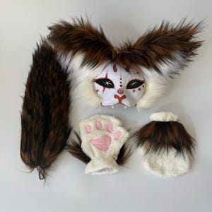 Therian Gear
Animal cosplay
Full Therian Set
Mask Gloves Tail
Fluffy Therian Paws
Cat Mask and Tail
mask with long ears
Gray White design
Therian Cat Masks
Quadrobics Mask
Terian Fan Gift Idea
Furry Fans Gift
Halloween costume