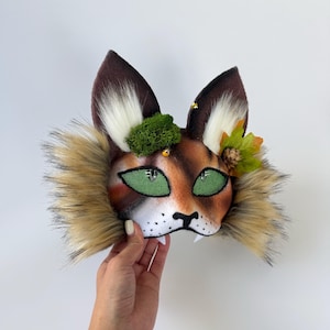 Forest Therian Mask
Tree Leaf Accessory
Forest Cat Mask Gift
Gift for Daughter
Brown White Gray col
teen birthday gifts
Pine Cone Accessory
Fluffy Cat Tail
TikTok Video Mask
Rare Therian Set
Animal cosplay
Christmas present
Therian Gear