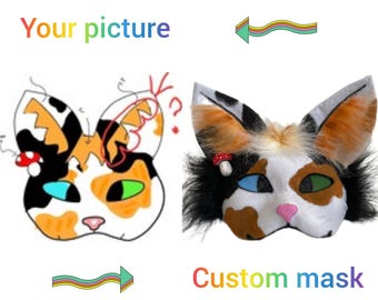 Máscara Therian personalizada / Máscara a medida / Regalo de máscara de ensueño Therian / Los mejores regalos para fans de Therian / Pedido individual / Fursuit de alta calidad