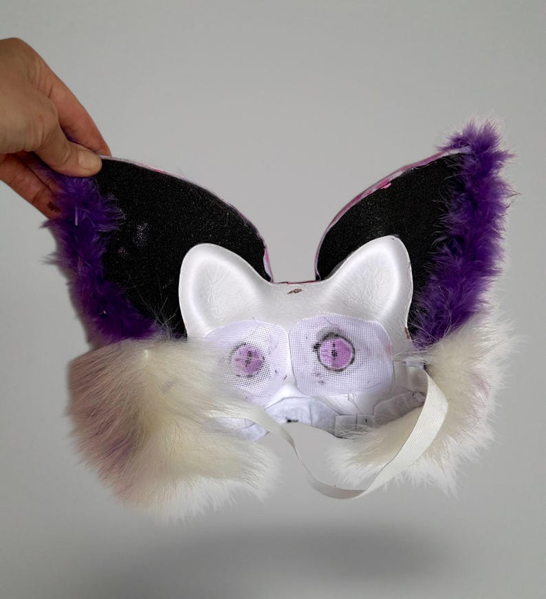 Animal cosplay Mask
Theriotype Cat
Cheap Therian Mask
Therian Gear
Quadrobics Mask
Fluffy Therian Mask
Handmade Mask
Granddaughter Gifts
Purple Pink White
Purple Mask for Girl
Pink Kitty Mask
Teen Birthday Gift
Universal size