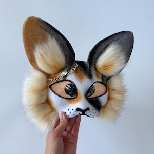 Brown White mask
Mask for Therian
daughter gifts
Theriotype Cat
Therian Kitty Mask
mask name Rockstar
mask for girl
Cat Mask and Tail
Feline Cat Cosplay
Handmade Mask
Quadrobics Mask
Teen Christmas Gift
therian gear Set