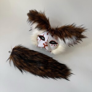 Therian Gear
Animal cosplay
Full Therian Set
Mask Gloves Tail
Fluffy Therian Paws
Cat Mask and Tail
mask with long ears
Gray White design
Therian Cat Masks
Quadrobics Mask
Terian Fan Gift Idea
Furry Fans Gift
Halloween costume
