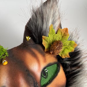 Forest Therian Mask
Tree Leaf Accessory
Forest Cat Mask Gift
Gift for Daughter
Brown White Gray col
teen birthday gifts
Pine Cone Accessory
Fluffy Cat Tail
TikTok Video Mask
Rare Therian Set
Animal cosplay
Christmas present
Therian Gear