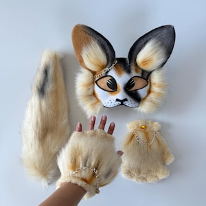 Brown White mask
Mask for Therian
daughter gifts
Theriotype Cat
Therian Kitty Mask
mask name Rockstar
mask for girl
Cat Mask and Tail
Feline Cat Cosplay
Handmade Mask
Quadrobics Mask
Teen Christmas Gift
therian gear Set