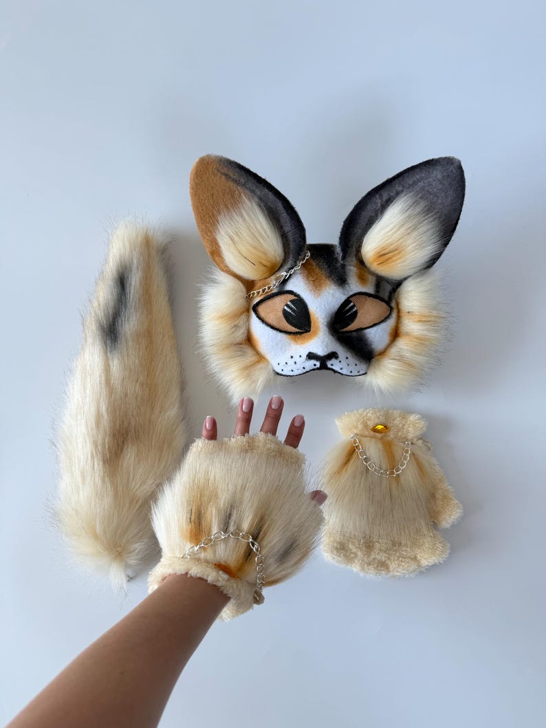Brown White mask
Mask for Therian
daughter gifts
Theriotype Cat
Therian Kitty Mask
mask name Rockstar
mask for girl
Cat Mask and Tail
Feline Cat Cosplay
Handmade Mask
Quadrobics Mask
Teen Christmas Gift
therian gear Set