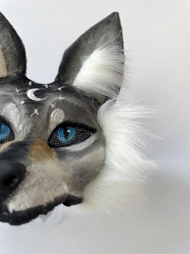 High Quality masks
Therian Wolf Mask
cheap therian mask
Gray Wolf Mask
Wolf Cosplay Mask
Theriotype Wolf
Handmade Mask
Moon Stars Design
Named Lunar Wolf
Quadrobics Mask
Therian Premade Mask
Therian fan gifts
Universal size