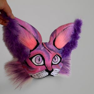 Animal cosplay Mask
Theriotype Cat
Cheap Therian Mask
Therian Gear
Quadrobics Mask
Fluffy Therian Mask
Handmade Mask
Granddaughter Gifts
Purple Pink White
Purple Mask for Girl
Pink Kitty Mask
Teen Birthday Gift
Universal size