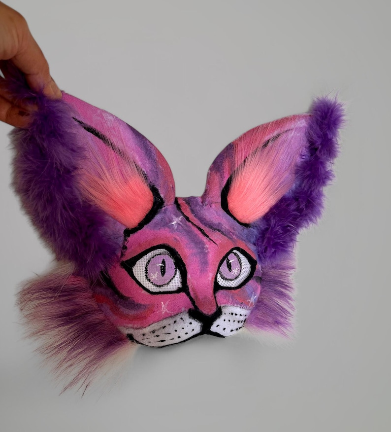 Animal cosplay Mask
Theriotype Cat
Cheap Therian Mask
Therian Gear
Quadrobics Mask
Fluffy Therian Mask
Handmade Mask
Granddaughter Gifts
Purple Pink White
Purple Mask for Girl
Pink Kitty Mask
Teen Birthday Gift
Universal size