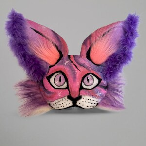 Animal cosplay Mask
Theriotype Cat
Cheap Therian Mask
Therian Gear
Quadrobics Mask
Fluffy Therian Mask
Handmade Mask
Granddaughter Gifts
Purple Pink White
Purple Mask for Girl
Pink Kitty Mask
Teen Birthday Gift
Universal size
