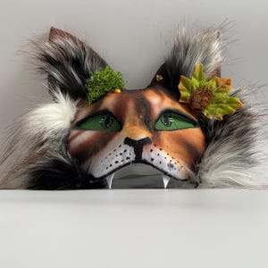 Forest Therian Mask
Tree Leaf Accessory
Forest Cat Mask Gift
Gift for Daughter
Brown White Gray col
teen birthday gifts
Pine Cone Accessory
Fluffy Cat Tail
TikTok Video Mask
Rare Therian Set
Animal cosplay
Christmas present
Therian Gear