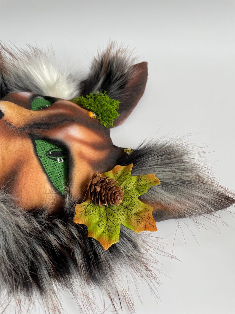 Forest Therian Mask
Tree Leaf Accessory
Forest Cat Mask Gift
Gift for Daughter
Brown White Gray col
teen birthday gifts
Pine Cone Accessory
Fluffy Cat Tail
TikTok Video Mask
Rare Therian Set
Animal cosplay
Christmas present
Therian Gear