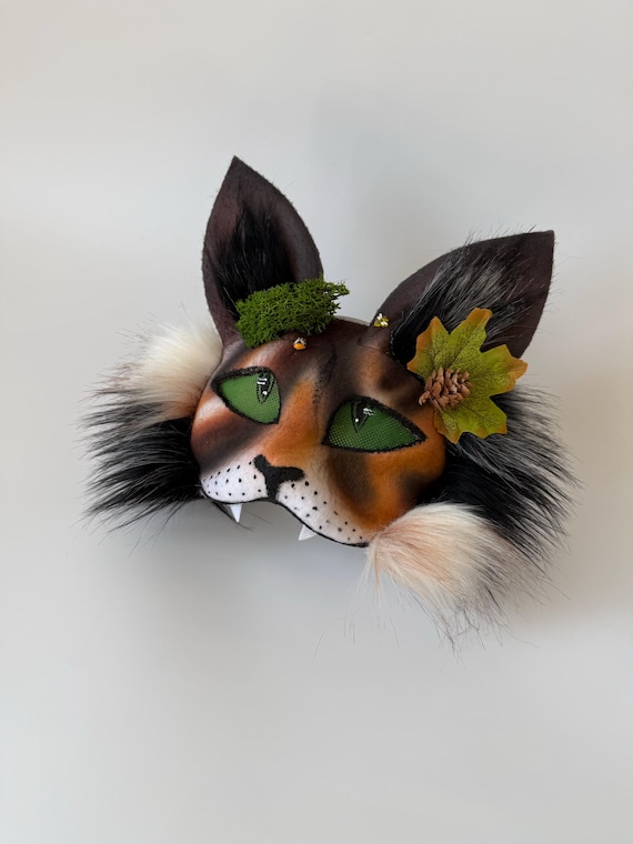 Forest Therian Mask Set | Mask Paws Tail | Premium Therian Gear