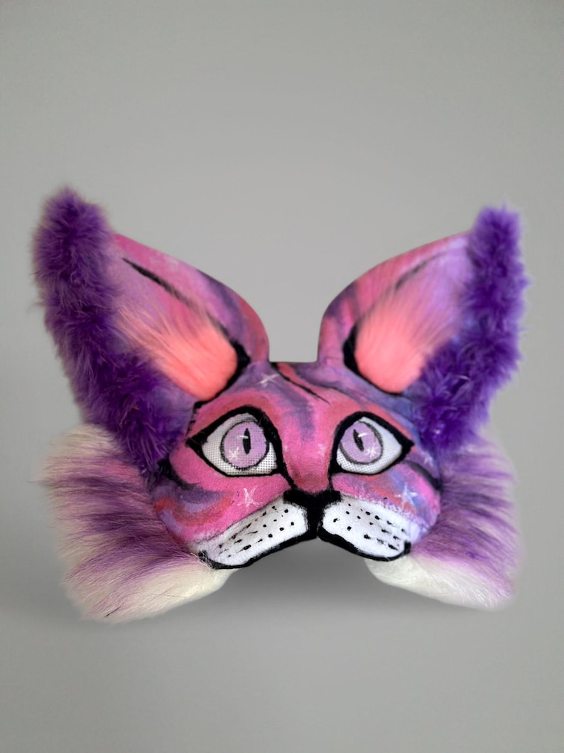 Animal cosplay Mask
Theriotype Cat
Cheap Therian Mask
Therian Gear
Quadrobics Mask
Fluffy Therian Mask
Handmade Mask
Granddaughter Gifts
Purple Pink White
Purple Mask for Girl
Pink Kitty Mask
Teen Birthday Gift
Universal size