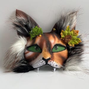 Forest Therian Mask
Tree Leaf Accessory
Forest Cat Mask Gift
Gift for Daughter
Brown White Gray col
teen birthday gifts
Pine Cone Accessory
Fluffy Cat Tail
TikTok Video Mask
Rare Therian Set
Animal cosplay
Christmas present
Therian Gear
