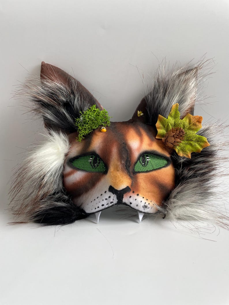 Forest Therian Mask
Tree Leaf Accessory
Forest Cat Mask Gift
Gift for Daughter
Brown White Gray col
teen birthday gifts
Pine Cone Accessory
Fluffy Cat Tail
TikTok Video Mask
Rare Therian Set
Animal cosplay
Christmas present
Therian Gear